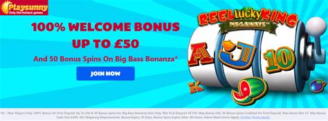 playsunny PlaySunny casino online service meets new gamblers with a sweet package of a 100% offer of up to £50 plus 50FS
